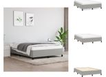 Vidaxl Struttura Letto Grigio Chiaro 140X200 Cm In Tessuto - Letti E Strutture Letto