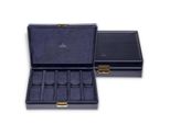 2018.301.014023 - Uhrenetui für 10 Uhren acuro navy (Leder)