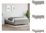 Vidaxl Letto A Molle Insacchettate Grigio Chiaro 140X200 Cm Tessuto - Letti E Strutture Letto