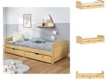 Vidaxl Letto Da Giorno Con 2 Cassetti Irun 90X200 Cm In Legno Di Pino Massiccio - Letti E Strutture Letto