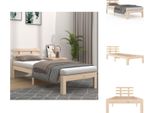 Vidaxl Letto In Legno Massiccio 100X200 Cm - Letti & Reti