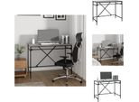 Vidaxl Scrivania Grigio Sonoma 100X50X76 Cm In Legno E Ferro - Scrivanie