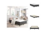 Vidaxl Letto A Molle Insacchettate In Tessuto Grigio Scuro 120X200 Cm - Letti & Strutture Letto