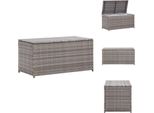 Vidaxl Cassetta Da Giardino In Polirattan 100X50X50 Cm Grigio - Cassette Da Giardino