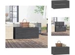 Vidaxl Cassetta Da Giardino Grigia 101X50,5X46,5 Cm In Legno Di Pino Massiccio - Cassette Da Giardino