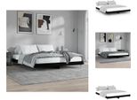 Vidaxl Struttura Letto Nera 200X200 Cm In Legno - Letti E Strutture Letto