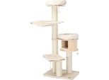 Tiragraffi Costway, Albero Per Gatti Da 174 Cm In Legno Massiccio, Tiragraffi Per Gatti A Più Piani Con Tiragraffi, Grotta, Posatoio In Peluche, Amaca E Palline In Peluche, Albero Per Arrampicarsi, Casa Per Gatti, Mobili Per Gatti Grandi, Natura