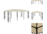Vidaxl Pavillon 3X6 M Creme - Pavillons & Partyzelte