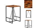 Vidaxl Tavolo Da Bar In Legno Massiccio Antico 70X70X106 Cm - Tavoli Da Pranzo