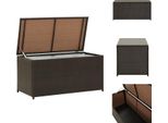 Vidaxl Cassetta Da Giardino In Poly Rattan 100X50X50 Cm Brown - Cassette Da Giardino