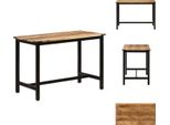 Vidaxl Tavolo Da Pranzo 110X60X76 Cm In Legno Massiccio Di Mango - Tavoli Da Pranzo