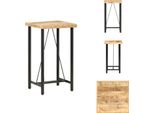 Vidaxl Tavolo Da Bar 60X60X107 Cm Legno Di Mango Grezzo - Tavoli Da Pranzo
