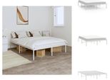 Vidaxl Struttura Letto In Metallo Bianco 160X200 Cm - Letti E Strutture Letto