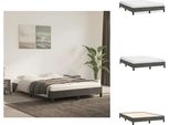 Vidaxl Struttura Letto Grigio Scuro 140X200 Cm In Velluto - Letti E Strutture Letto