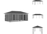 Vidaxl Padiglione Con Zanzariera 6X3X2,73 M Antracite - Padiglioni E Tende Per Feste