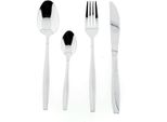 Set Di Posate Almina Da 84 Pezzi Con Posate Di Design In Acciaio Inox Per 12 Persone