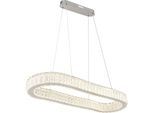 Globo Lighting|Lampada A Sospensione In Metallo Cromato, Led