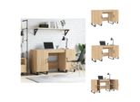 Vidaxl Scrivania Rovere Sonoma 140X50X75 Cm Materiale A Base Di Legno - Scrivanie