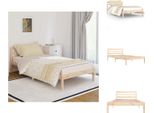 Vidaxl Letto In Legno Massiccio Di Pino 100X200 Cm - Letti E Strutture Letto