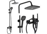 Set Doccia Rea Argus Black Matt