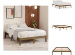 Vidaxl Letto In Legno Massiccio Pino Marrone Miele 200X200 Cm - Letti E Strutture Letto