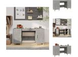 Vidaxl Scrivania Grigio Cemento 140X50X75 Cm In Legno - Scrivanie