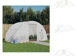 Vidaxl Serra Con Struttura In Acciaio Bianca 8 M² 4X2X2 M - Serre