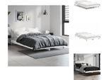 Vidaxl Struttura Letto Bianca 120X190 Cm In Legno - Letti E Strutture Letto