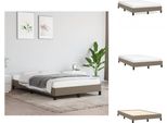 Vidaxl Struttura Letto In Tessuto Taupe 120X200 Cm - Letti E Strutture Letto