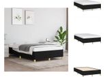 Vidaxl Struttura Letto In Tessuto Nero 120X200 Cm - Letti E Strutture Letto