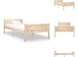 Vidaxl Letto In Legno Massiccio Di Pino 100X200 Cm - Letti E Strutture Letto