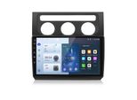 2+64G Carplay Android13 Per Vw Touran 2003-2010 10'' Autoradio Gps Navi Wifi Bt Swc Rds Dab Usb 4Kern 2Din
