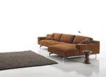 Divano Ad Angolo Marrone Design Imbottito Divano Tessile Soggiorno Forma L Prianera Jvmoebel