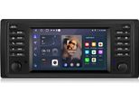 2+64G 7 "Android 15 Autoradio Carplay Per Bmw 3Er E39 1996-2003 /X5 E53 2000-2007 Gps Navi Bt Wifi Swc Dab+ Usb Dsp Rds"