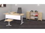 Scrivania D'angolo Ufficio Studio Moderno Set Completo Mobili 3 Pezzi Nuovo