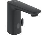 Hansa Hansaelectra Safety Mitigeur De Lavabo, Avec Capteur, 230/9 V, Bluetooth, Saillie 117Mm, Noir Mat, 9210200933, 9210200933