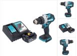 Makita Dhp 489 RT1 Trapano A Percussione A Batteria 18 V 73 Nm Brushless + 1X Batteria Ricaricabile 5,0 Ah + Caricabatterie