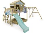 Wickey Disney La Regina Dei Ghiacci Quest Torre Gioco Con Altalena E Scivolo, Casetta Con Sabbiera, Scala Per Arrampicarsi E Accessori Gioco