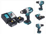 Makita Dhp 489 Rg Trapano A Percussione A Batteria 18 V 73 Nm Brushless + 2X Batteria Ricaricabile 6,0 Ah + Caricabatterie