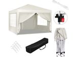 Bukkitbow - Tenda Per Feste Con Pareti Laterali - Tenda Pieghevole - Impermeabile E Resistente Alle Intemperie - Padiglione Da Giardino - 300 X 300 Cm - Scherzo