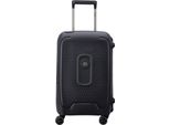 Delsey Paris Carrello Moncey 4 Double Rolls Cabin Trolley 55 Black Nero