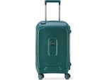 Delsey Paris Carrello Moncey 4 Double Rolls Cabin Trolley 55 Vert Verde Scuro