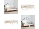 Vidaxl Letto Da Giorno In Pino Massiccio 90X190 Cm - Letto Da Giorno - Letti Da Giorno - Letto Da Giorno In Legno - Letto Da Giorno In Legno Massiccio
