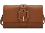 Fossil Portafoglio Borsa A Tracolla Harwell Wallet Crossbody Brown Marrone