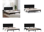 Vidaxl Letto In Legno Massiccio Pino Nero 200X200 Cm - Struttura Letto - Letto - Letto In Legno
