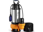 Vevor Pompa Sommergibile Per Acque Reflue 6000L/H Incl. Interruttore A Galleggiante 2200W