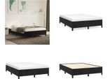Vidaxl Struttura Letto Nera 140X200 Cm In Velluto - Struttura Letto - Cornici Letto - Struttura Letto - Letto