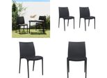 Vidaxl Sedie Da Giardino 2 Pz. Antracite 50X46X80 Cm In Polipropilene - Sedia Da Giardino - Sedie Da Giardino - Sedia Da Giardino - Sedia Da Patio
