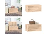 Vidaxl Cassetta Da Giardino 101X50,5X46,5 Cm In Legno Di Pino Massiccio - Cassetta Da Giardino - Mobili Da Giardino - Cassetta Per Esterni