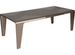 Tavolo Da Pranzo Casa Padrino Marrone Scuro / Bronzo 235 X 110 X H. 77 Cm - Tavolo Da Pranzo Rettangolare - Mobili Per La Sala Da Pranzo - Mobili Per Hotel - Mobili - Qualità Lusso